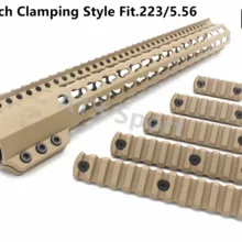 5/7/9/11/13 слотов Пикатинни для Keymod поплавок крепление Системы защита для рук светло-коричневый с принтом