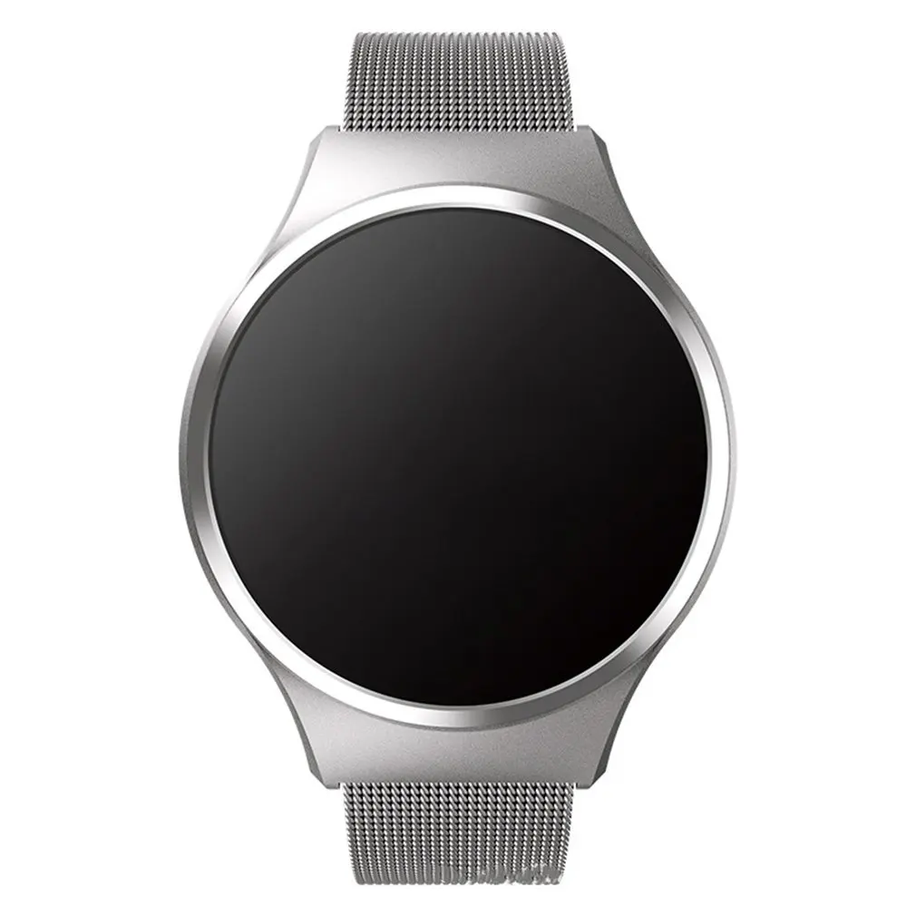 Silver A68 браслет монитор здоровья сердца Bluetooth Смарт-браслет шагомер IP67 Водонепроницаемый Спортивный Браслет фитнес-трекер часы - Цвет: Silver