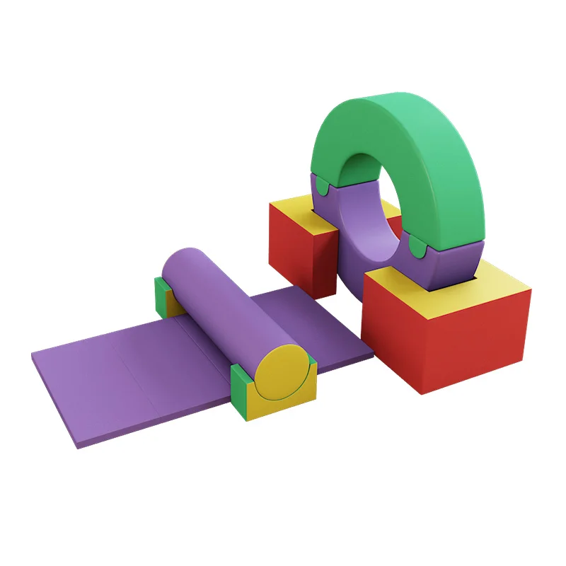

YLWCNN Kids Soft Playground,Baby Soft Play Set Indoor Foam Play Equipment Sensory Integration Training Toys