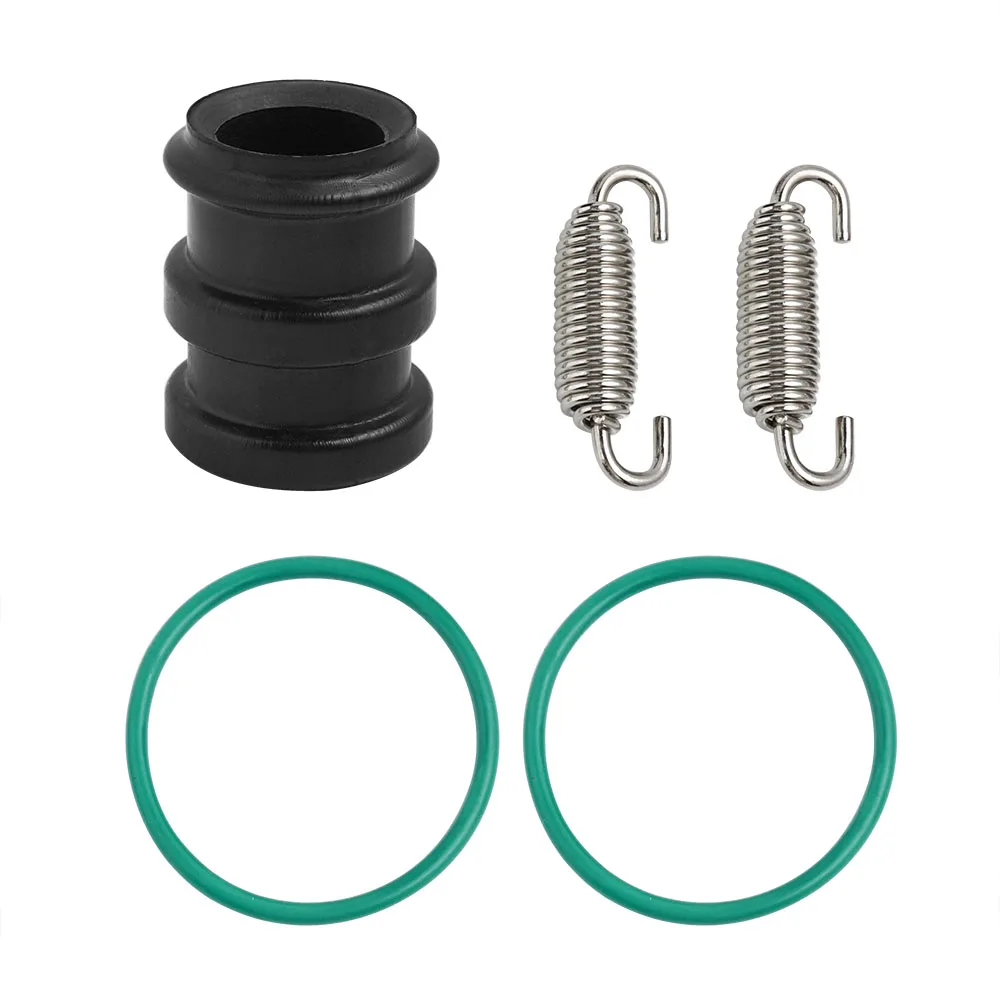 Motorcycle Exhaust Silencer Tailpipe Rubber Seal Exhaust Coupler Kit