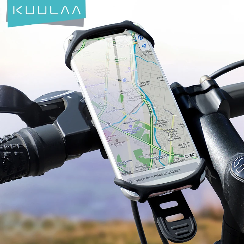 KUULAA Bicycle Phone Holder For iPhone Samsung Universal Mobile Cell