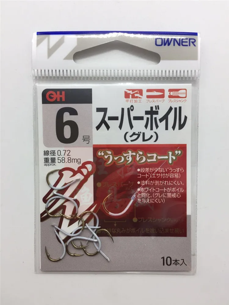 Японский продукт Oona Fishhook 13183 Tawny White Paintcoat Скрытый ультра-острый rui qiang рыболовный крючок