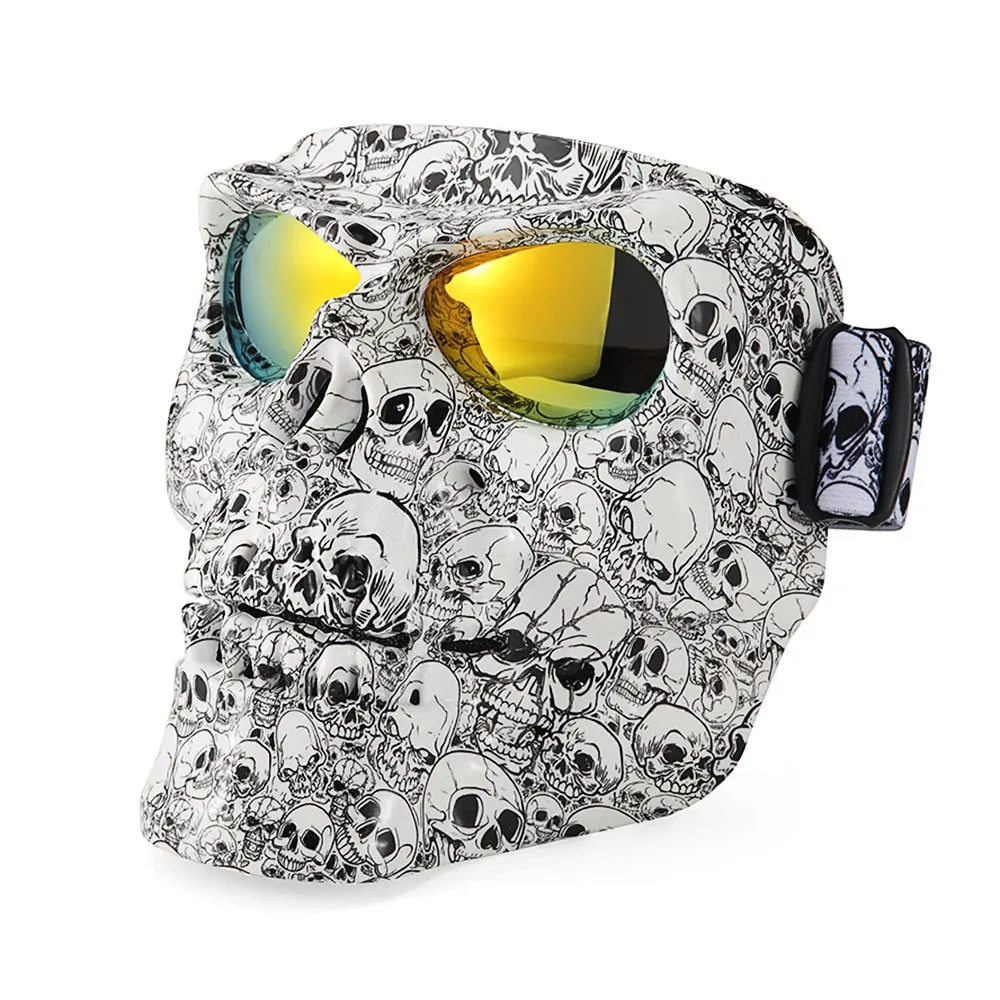 

Motorcycle Goggles Helmet Mask Outdoor Riding Motocross Skulls Windproof Wind Glasses Sandproof Goggle Kinight Equipment