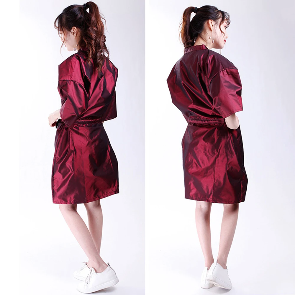 1 Pcs Hairdressing Bathrobe Hair Dye Haircut Overalls Salon Hairdresser Overalls Clothing Beauty Salon SPA Guest Gown