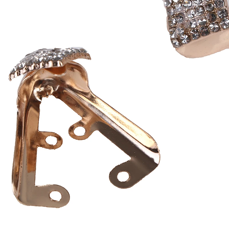 1Pair Head Metal Cover Repair Parts Shoes Toe High Heels Shoe Broken Toe Protection Metal Material Shoes Clips For Decorations