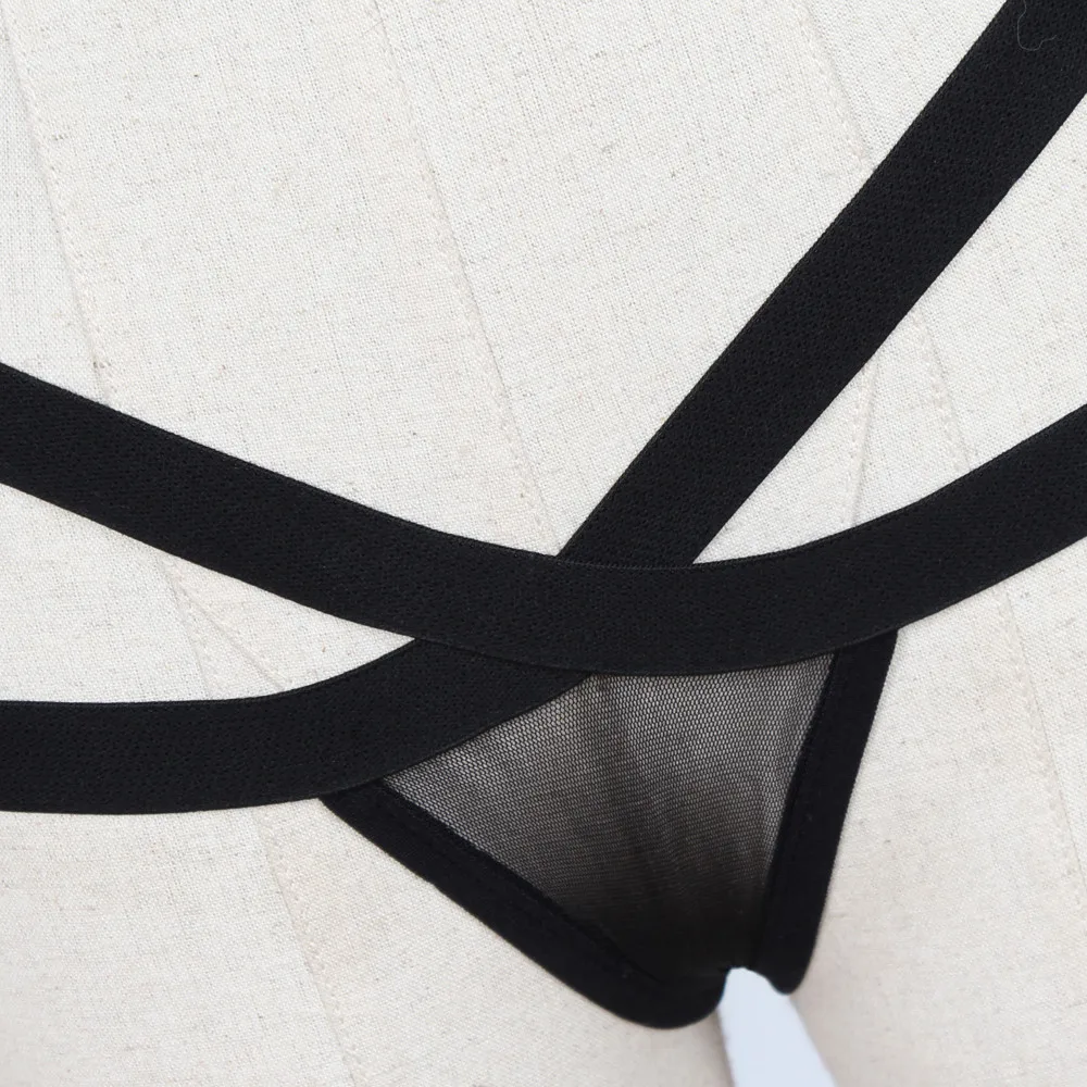 CXZD sexy bandage g string thongs women panties Sexy Lingerie Mesh G-string Briefs Underwear Panties seamless lingerie underwear (117)
