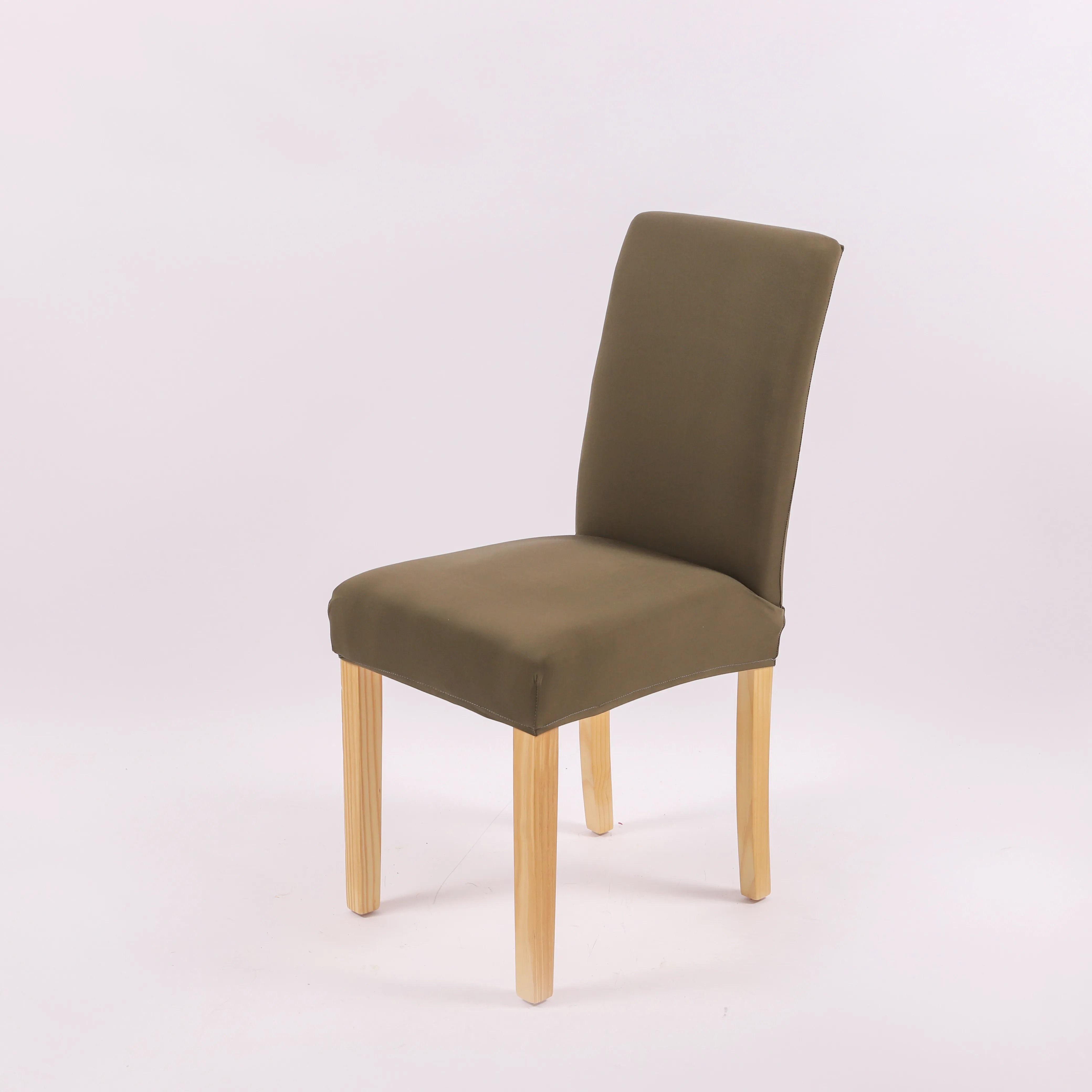 Zerolife Solid Color Chair Cover Dining Chairs Polyester Spandex Modern Plain Chair Covers Seat Cover Non-slip Wedding Banquet