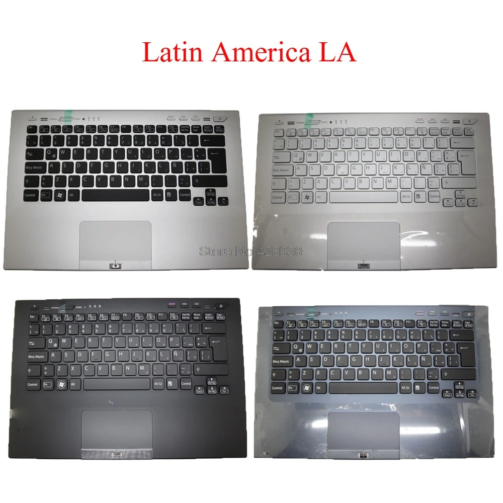 Ноутбук Palmrest латинская LA Клавиатура для SONY VAIO VPC SA VPCSA VPCSA25GL VPCSA35GL VPCSA45GL сенсорная