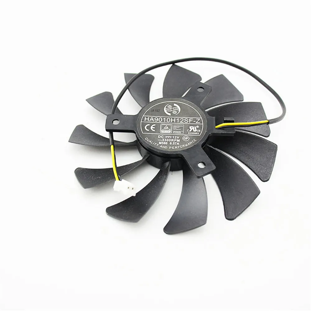 2Pin 85 мм охлаждающий вентилятор GPU для Gigabyte HD 6850 7970 GTX 460 GTX560Ti R270X AMD R7 260x Графика
