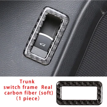 

For Volkswagen touareg 2011-2018 carbon fiber Trunk switch frame molding trim 1pc