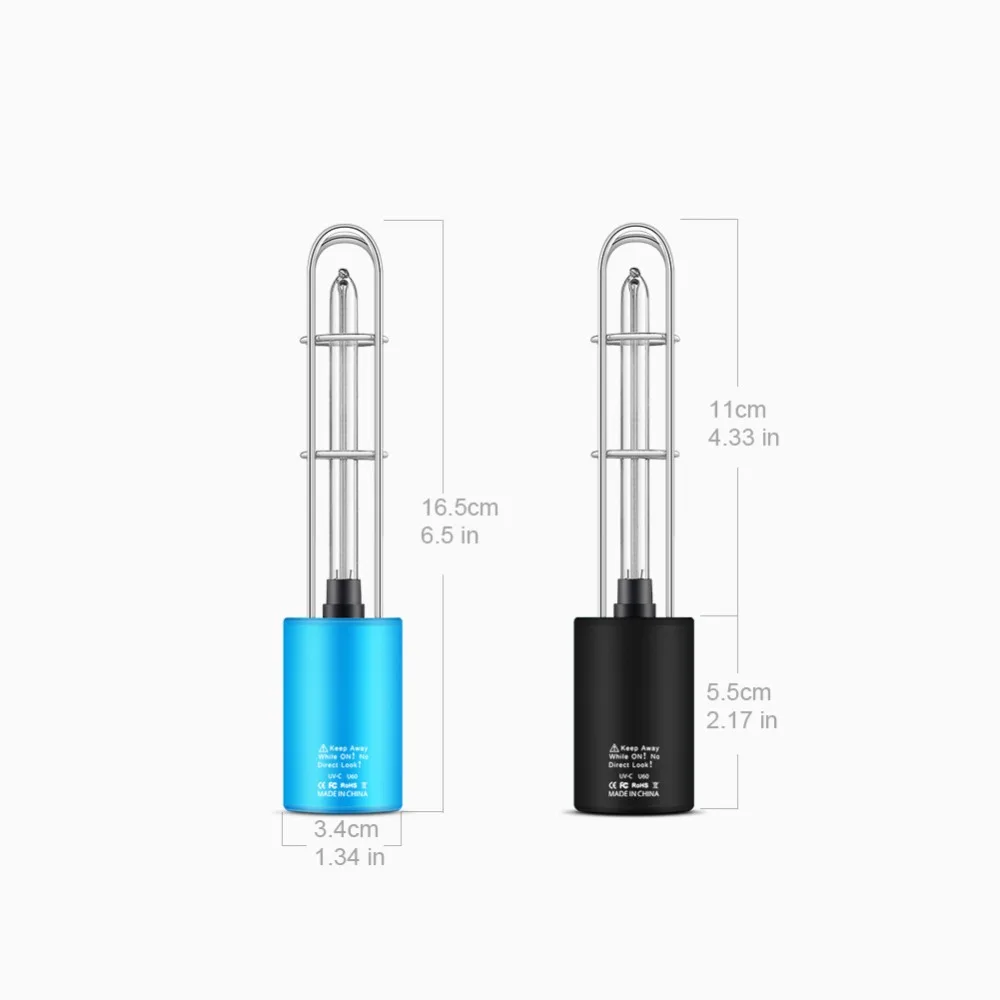Lâmpada de Quartzo Germicida para o Quarto Desinfecção do Hospital uv do Eliminador do Ácaro da Poeira da Matança do Esterilizador Uvc do Tubo da Luz - Mod. 147225 15 Luzes e Iluminação