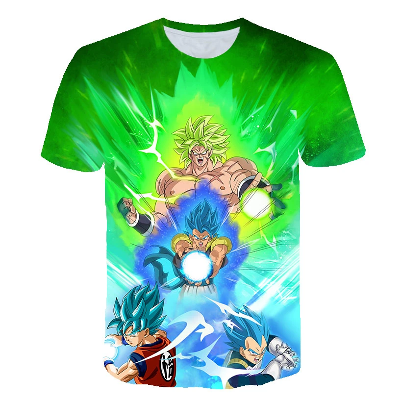 Camiseta de Goku Y Vegeta para bebés y niños, ropa de Dragon Ball Z,  camisetas de Anime japonés, ropa para niños de 4 a 14 años, novedad de  verano 2021|Camisetas| - AliExpress