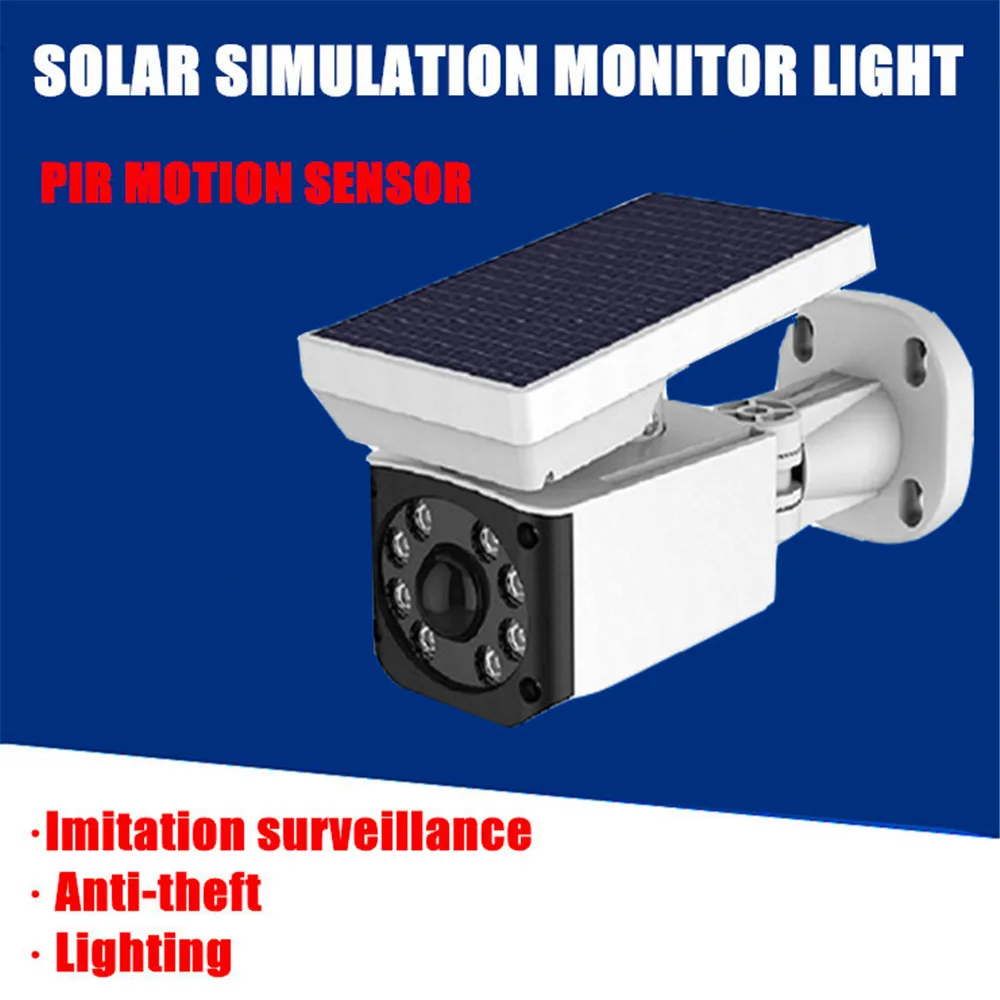 Светодиодный уличный фонарь на солнечной батарее с пассивным ИК датчиком