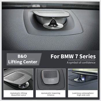 شراءل BMW F01 F02 F03 F10 X5 X6 7 سلسلة سيارة مركز لوحة نمط مكبر الصوت رفع مكبرات الصوت المهنية الجودة اكسسوارات