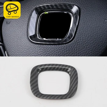 

CARMANGO for Honda Accord 10th 2018 2019 Auto Car Steering Wheel Logo Circle Frame Trim Stickers Covers Interior Accessories