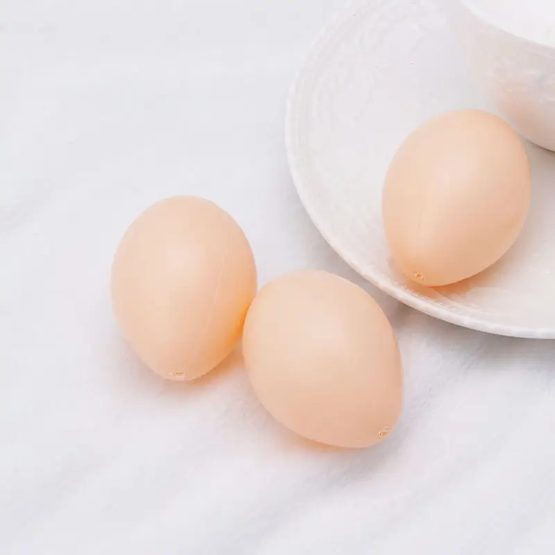 5pcs Fake Chicken/Duck/Goose Plastic Eggs Poultry Layer Coop Hatching Simulation