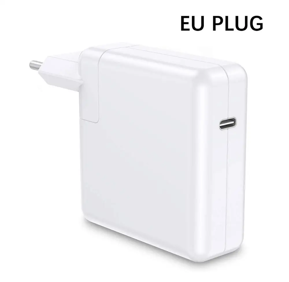 EU 61 Вт USB-C адаптер питания type-C PD зарядное устройство для новейшего Macbook pro 13 дюймов A1706 A1707 A1708 A1718 - Цвет: EU