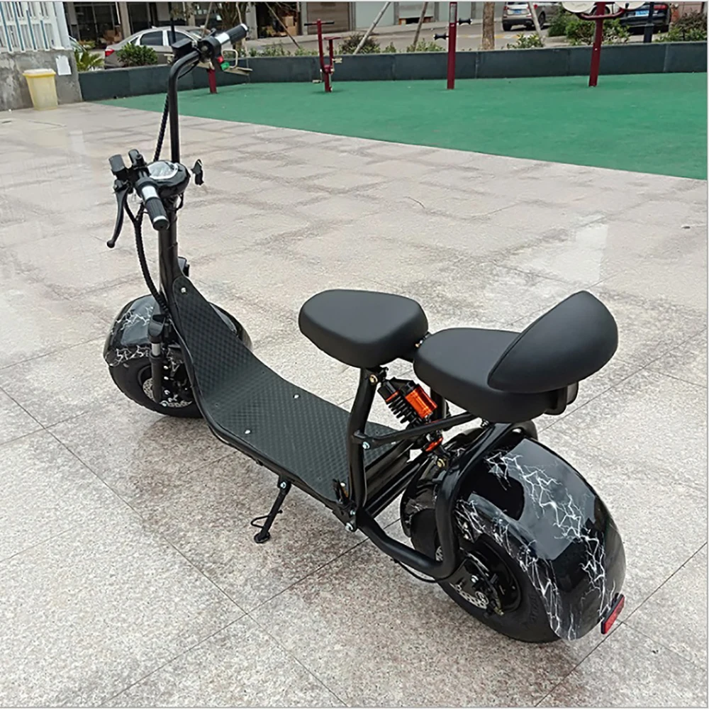 Citycoco светодиодные фары 1500 Вт бесщеточный двигатель литиевая батарея 60V12A