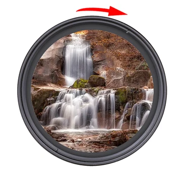 

Practical Neutral Density Portable ND Filter Professional Effective Adjustable Fader Aluminum Alloy Camera Variable Photography