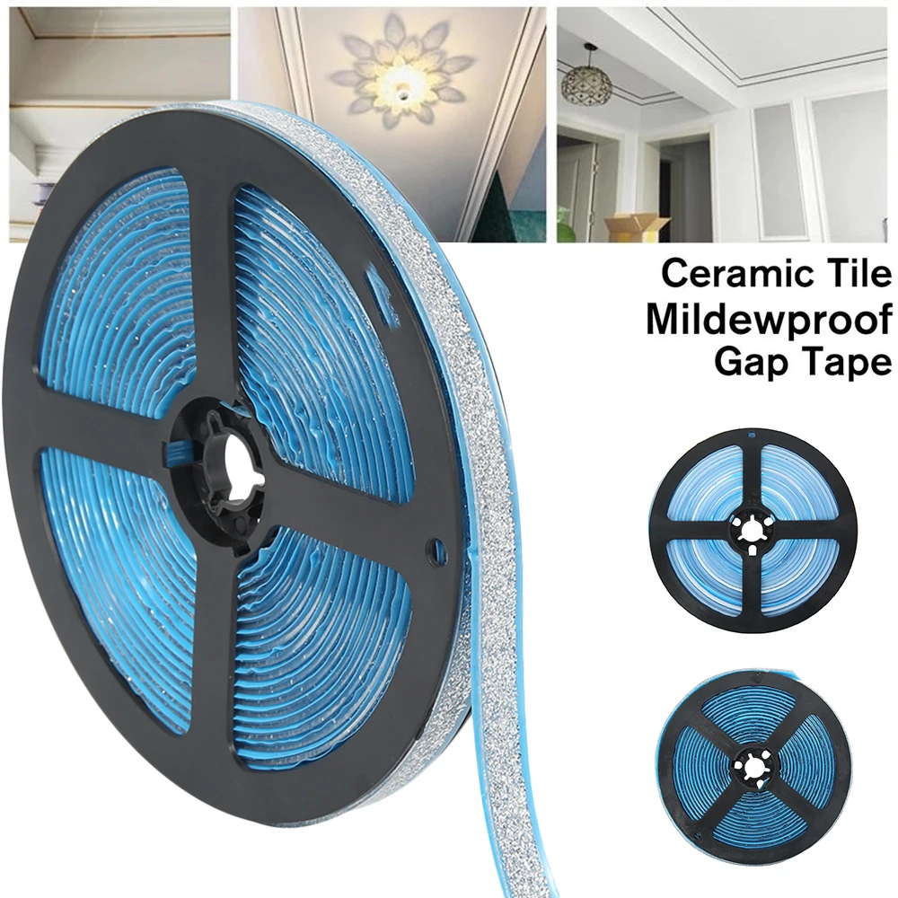 6 м самоклеящаяся керамическая плитка Mildewproof зазор лента DIY плитка анти-плесень лента плитка уплотнение самоклеящаяся лента для ванной стены дома