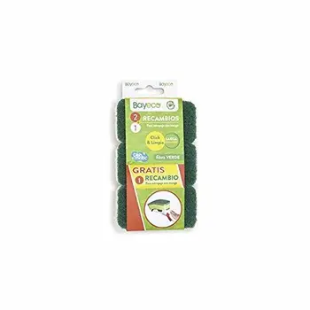 

Replacement Scrubber Handle Fibre Green Bayeco, 2+1 Units