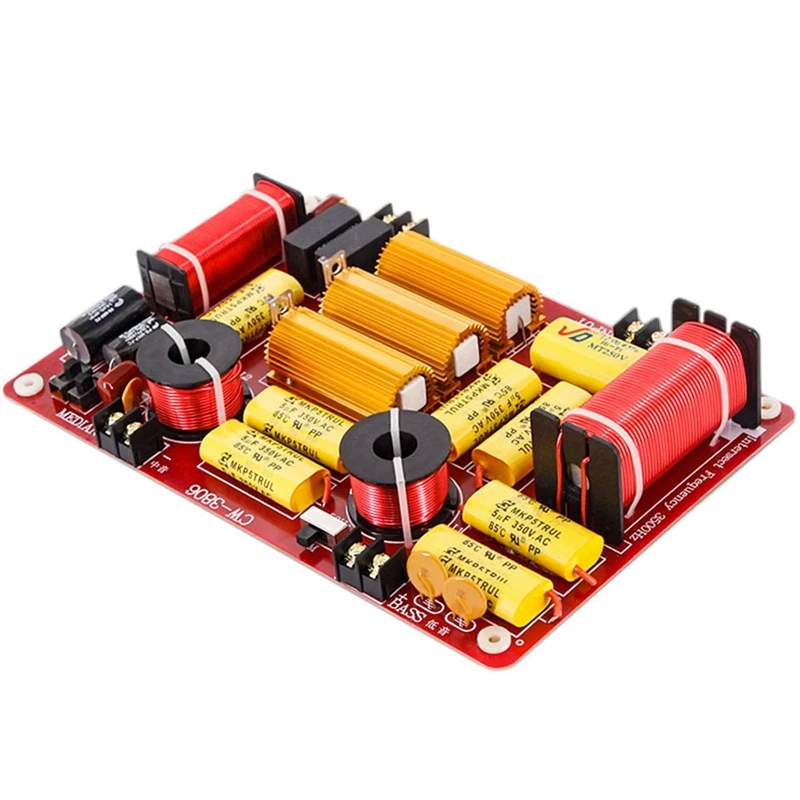 Speakers Frequency Divider Tweeter Midrange Subwoofer 600W 3 Way Crossover Audio Hifi Filters Diy For Home Theater | Электроника
