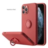 Liquid Silicone Finger Ring Stand Magnetic Holder Bracket For iPhone 12 11 Pro Max Mini XR X XS Max 7 8 Plus SE 2020 Phone Case 9
