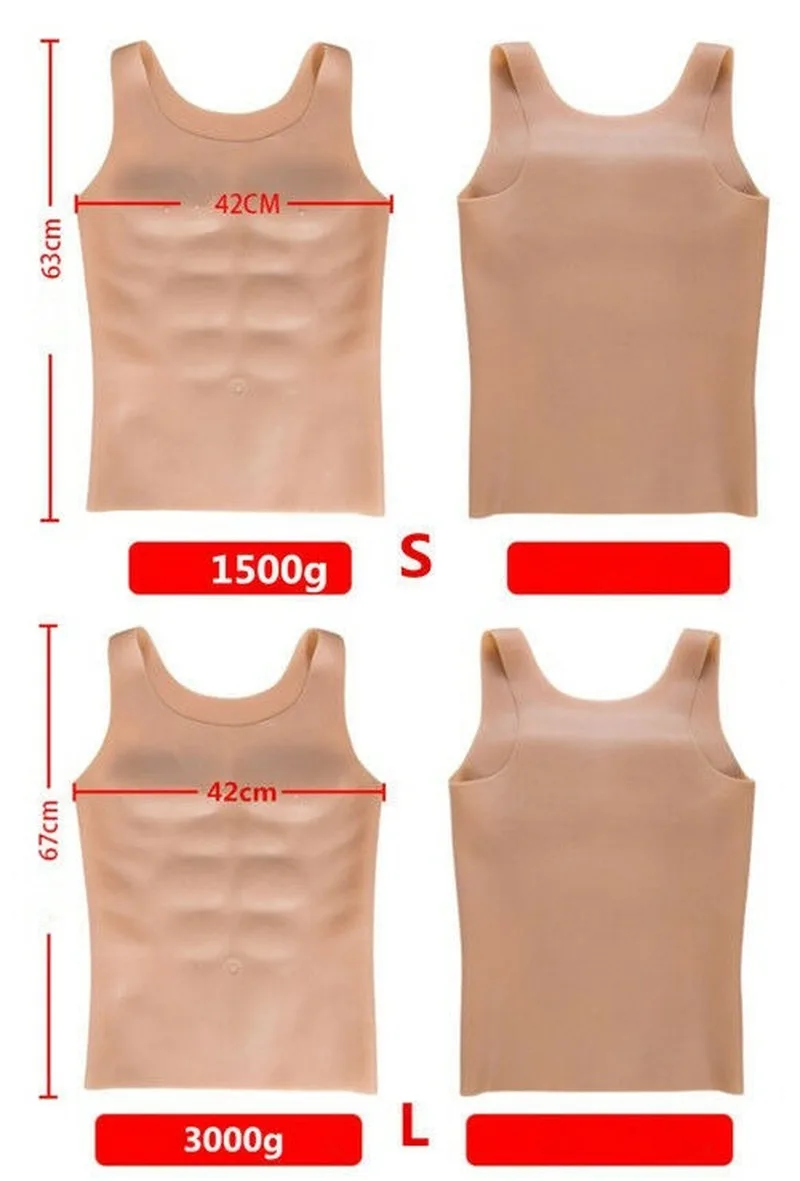 大流行中 男性のための手作りのコスプレ衣装 ハイウエスト 胸 筋 偽の胸 筋肉 デコード ボディスーツ シェイパー ベストセラー 21春夏 Rcautomacaocomercial Com Br