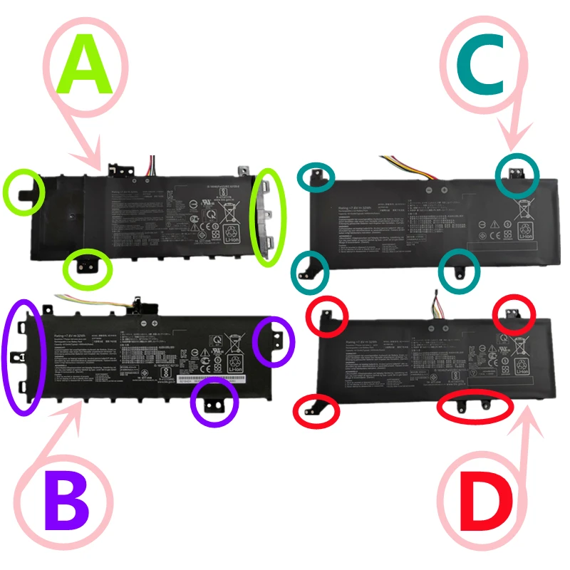 Bateria para Asus Vivobook Pro B21n1818 14 15 X409fa M509da X509ua X509uj X512ub X545fa F509fb A509fa F509fj R427fj R5j21a fa