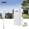 KuWFi 1PCS/2PCS Outdoor Router Wireless Bridge Wifi Repeater 2.4G AP 1KM Long Range Wifi Coverage 300Mbps Wireless Router ► Photo 2/6