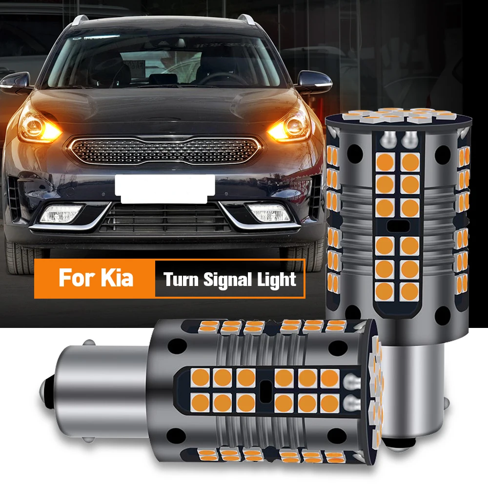 2pcs LED Turn Signal Light Blub PY21W BAU15S Canbus For Kia Carens 1 2 4 Niro Opirus Optima Proceed Seltos Stinger Stonic Venga |