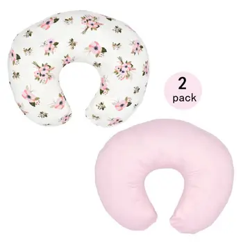 

2 Pack Nursing U Pillow Cover Soft Removable and Washable with Hidden Zip Newborn Baby Breastfeeding Pillow Cover CORB