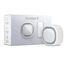 Best Offers Z-Wave Doorbell 6 with Outdoor Button Z-Wave Plus Wall-Mounted Sound & Light Ring, Smart Home Wireless Chime