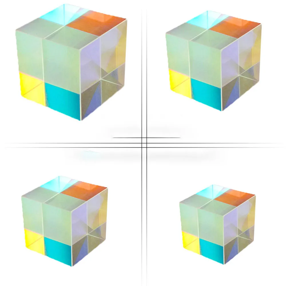 Четыре набора куб с комбинациями, научный эксперимент, Детские Индивидуальные призмы для популярных