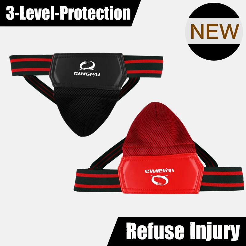 Groin Protector MMA Taekwondo Karate Kick Boxing Muay Thai Adult Kids Men Sport Protection