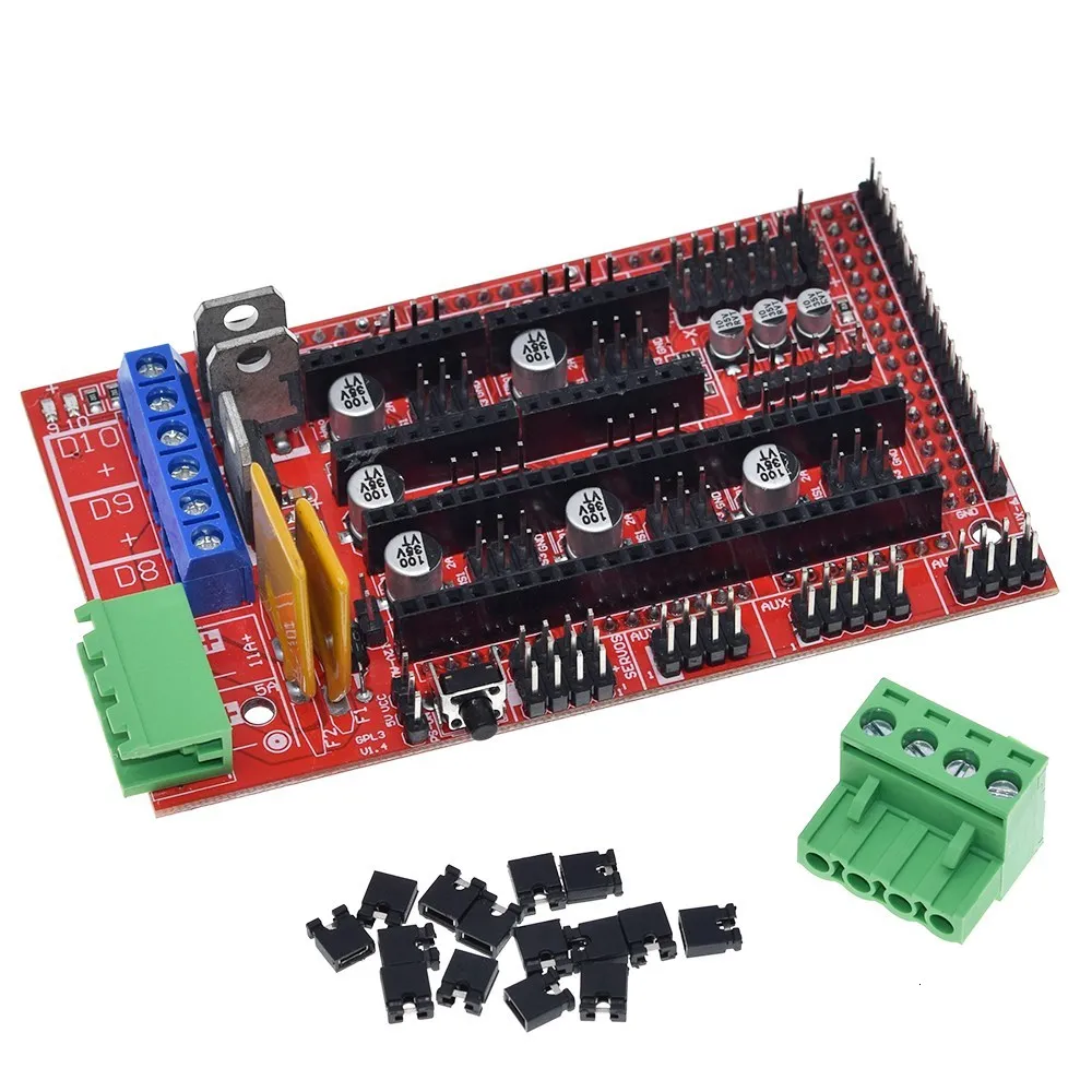 1 шт. RAMPS 1,4 3D панель управления принтером Reprap MendelPrusa для Arduino