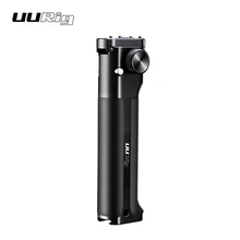 Uurig dh14 cardan estabilizador lidar com aperto de mão extensão haste titular com sapata fria montagem 1/4
