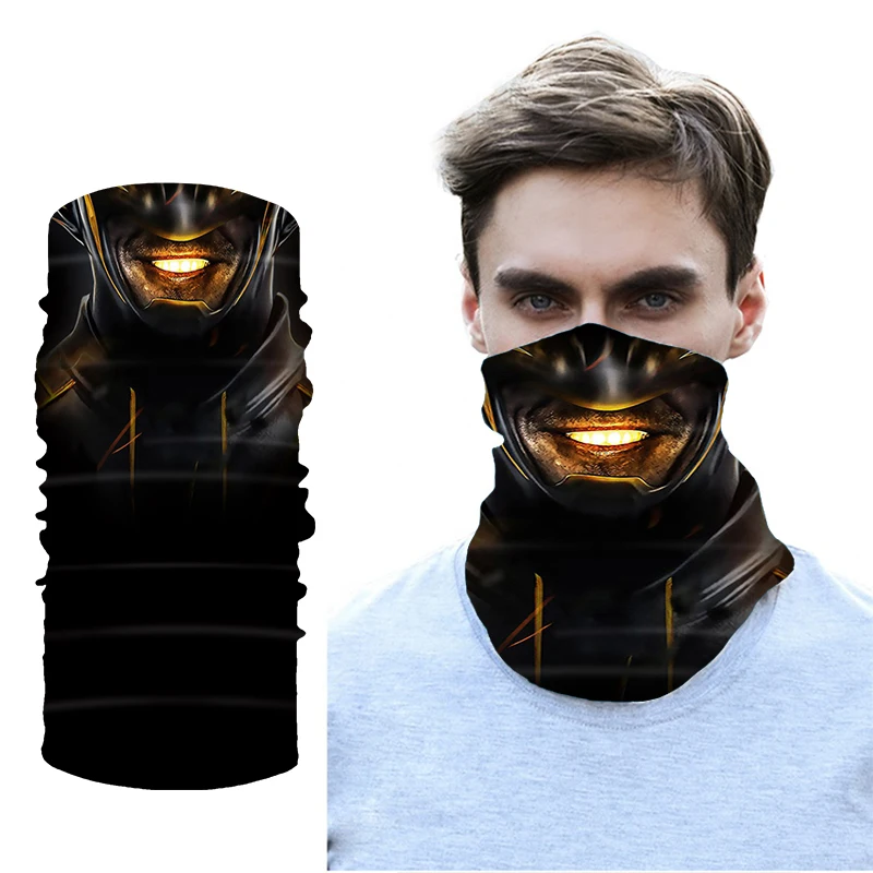 

Fashion 3D Seamless Magic Neck Gaiter Face Shield Balaclava Sport Fishing Cycling Hiking Bandana Headband Scarf Men Women