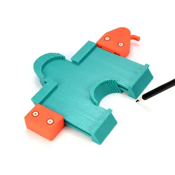 

Plastic Contour Gauge With Locking Mechanism, 5 Inch Profile Gauge Measure Ruler Contour Duplicator Laminate Wood Marking Tool