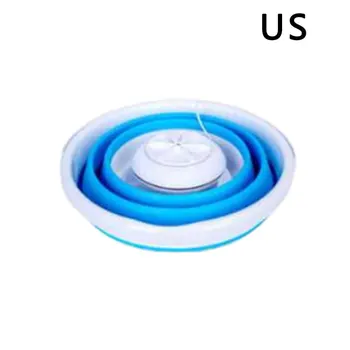 

Folding Washing Machine Ultrasonic Turbo Mini Washing Machine Mini Dormitory Socks Panties Cleaning Artifact