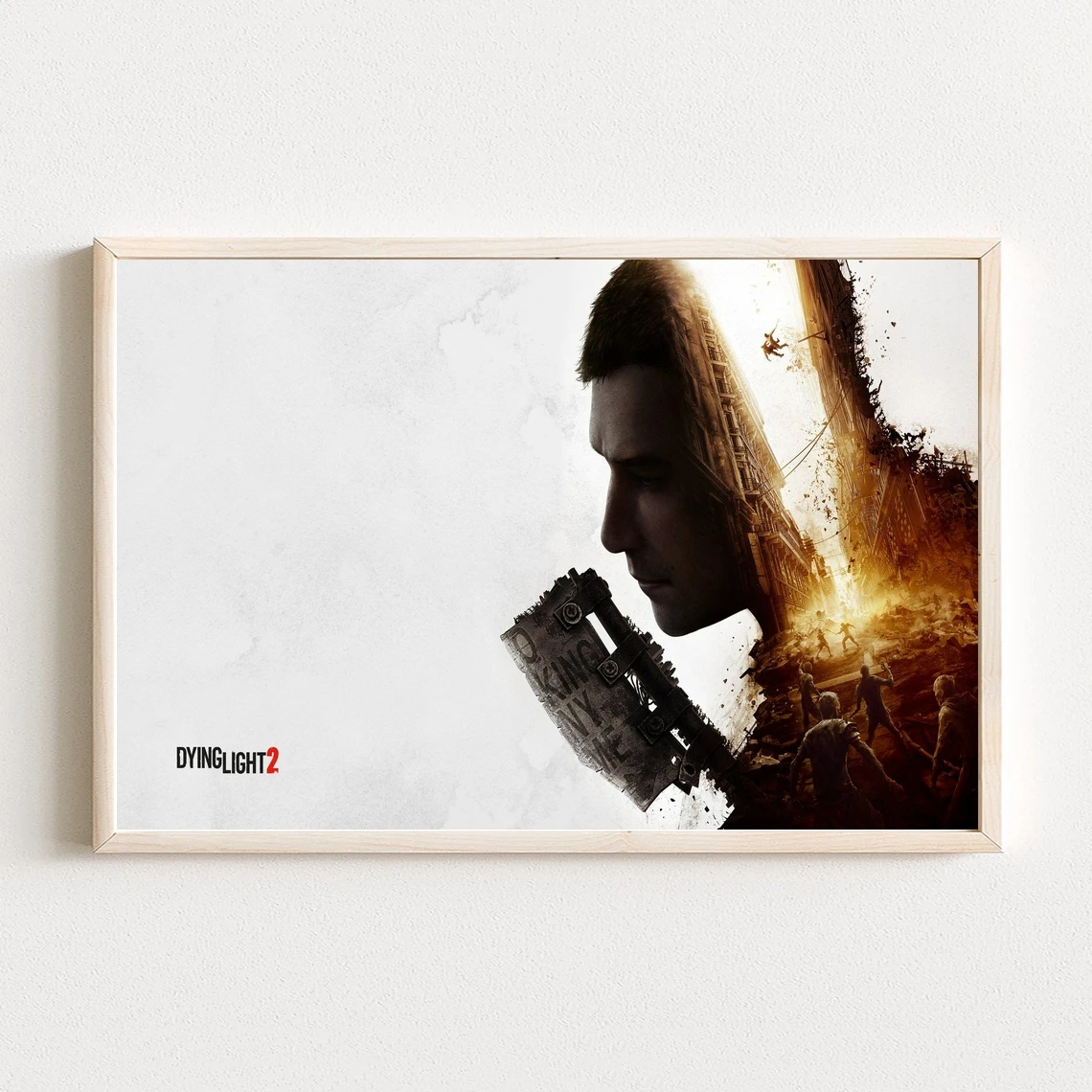 Dying Light 2 Ps4 Videogioco Poster Canvas Print Decorazione Della Casa Pittura Murale (Senza Cornice)