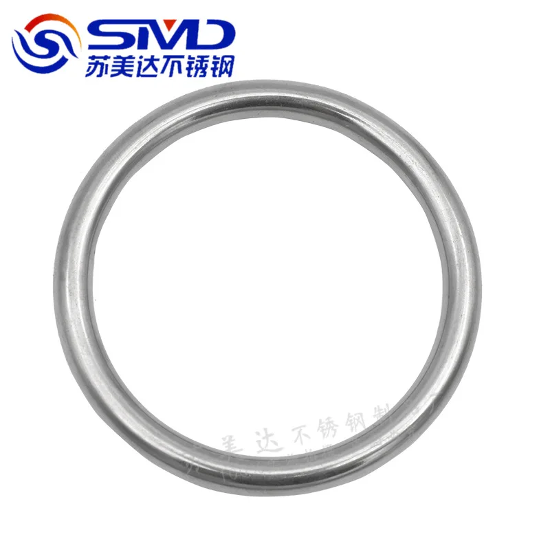 

304 Stainless Steel Seemless Welding Ring O-ring Ring Solid Seamless Steel Ring Decorative Ring Connecting Ring