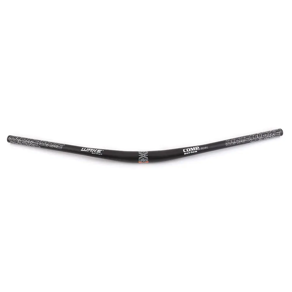 black Wake Aluminum Alloy Mountain Bike Bicycle Handlebar 780*31.8MM Professional For MTB Bicycle Road Bike Parts drop shipping - Цвет: black