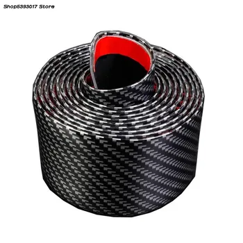 

Door Protector Carbon Fiber Rubber 3D Scratch Proof Door Sill Protection Goods Moulding Strip for KIA Optima TF JF K5 2010-2020