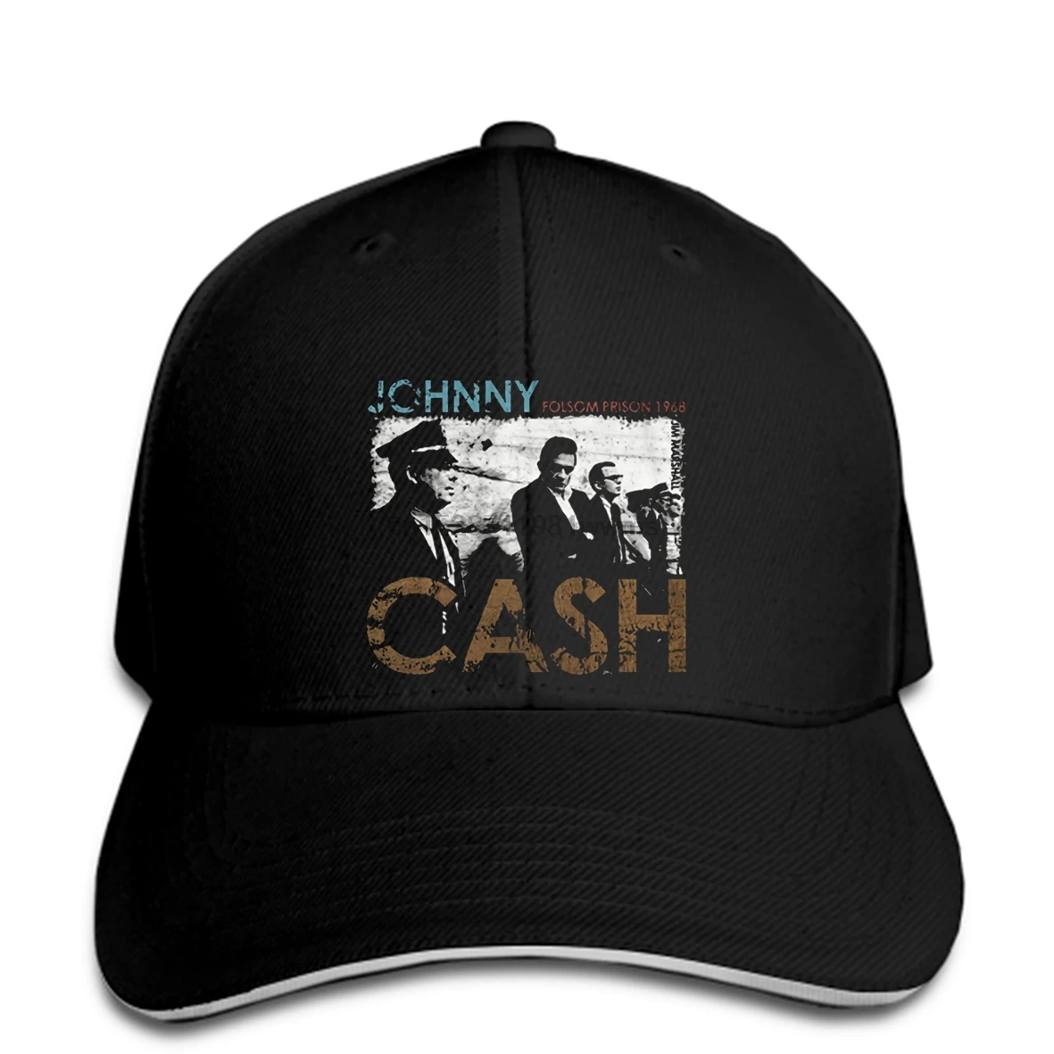 Винтажная бейсбольная кепка с надписью «Johnny Cash M nner Sicherheit», бейсбольная кепка «Schwarz Druck», бейсболка в стиле Харадзюку «Kurzarm M nner», Кепка с козырьком