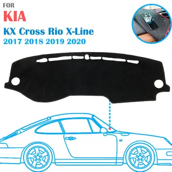 

for KIA KX Cross Rio X-Line 2017 2018 2019 2020 Car Dashboard Cover Auto Non-slip Dash Mat Silicone Protective Pad