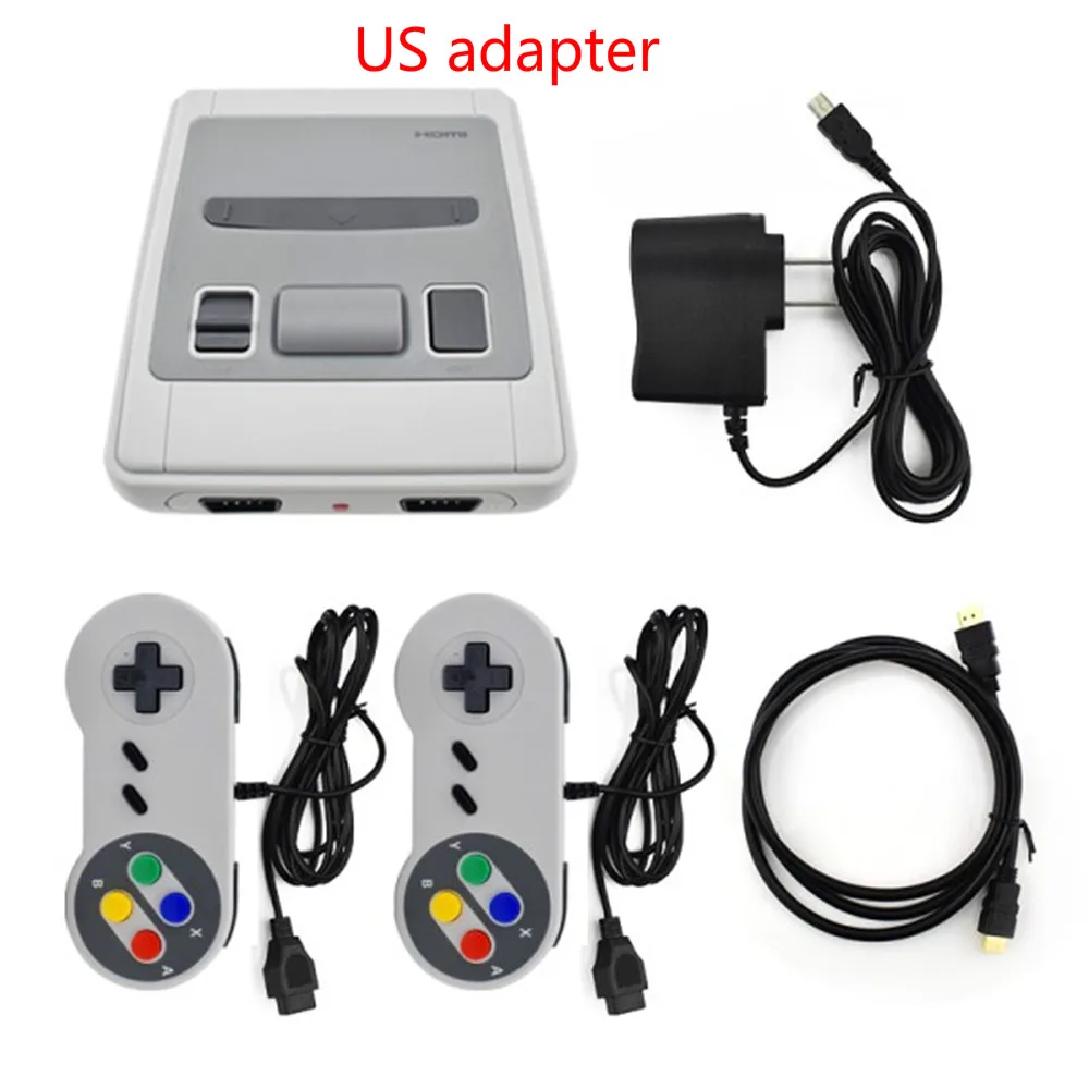 Белый 621 Games Childhood Video Game Mini Classic 4K TV HDMI 8Bit Game Console Handheld Retro Game Player w/ Gamepads Consola Retro - Цвет: Белый