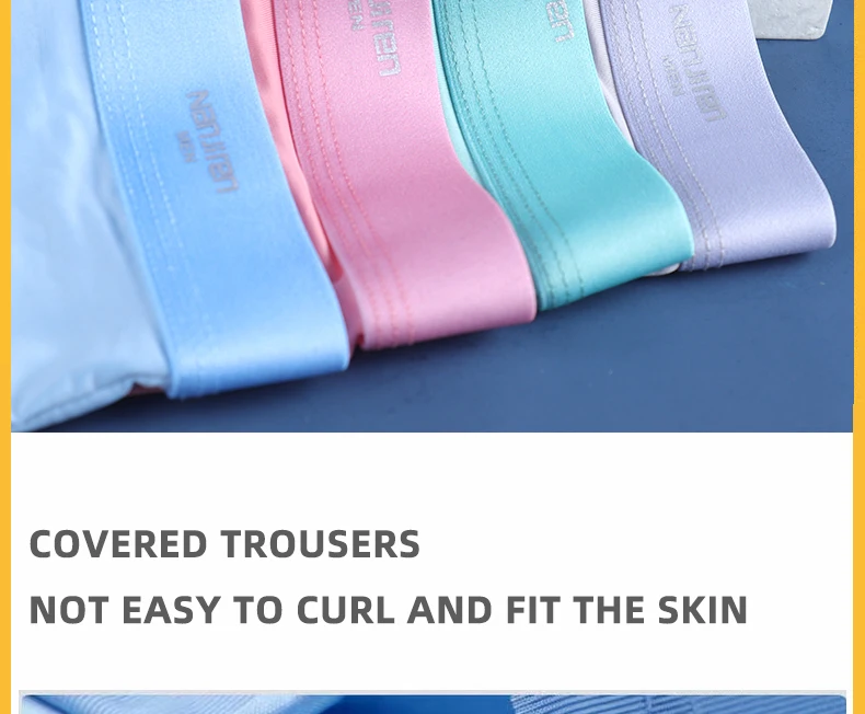 Boxers Men Boxer Underwear Flat Pants Silk Dry And Comfortable Men's Underpants Breathable Panties thin Sexy Men BoxerShorts 4XL funny boxers