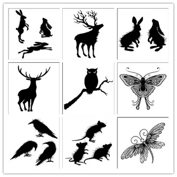 

animal Transparent Clear Silicone Stamp/Seal for DIY scrapbooking/photo album Decorative clear stamp sheets