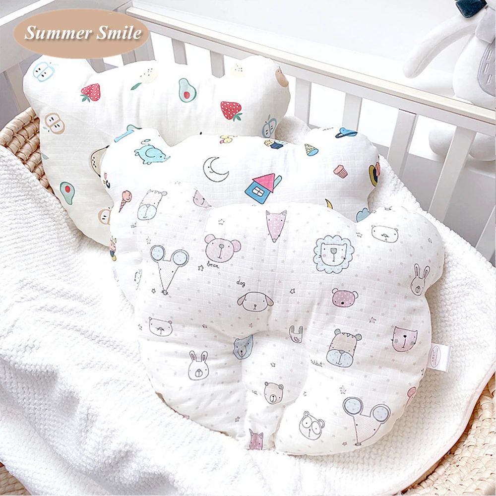 Neugeborenes Baby Kopf Schutz Kissen Kleinkind Bettwäsche Anti Roll Schlaf Pad 